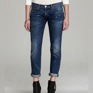 Rag and Bone The Dre Slim Fit Stretch Blue Jeans 25 The Pike Boyfriend